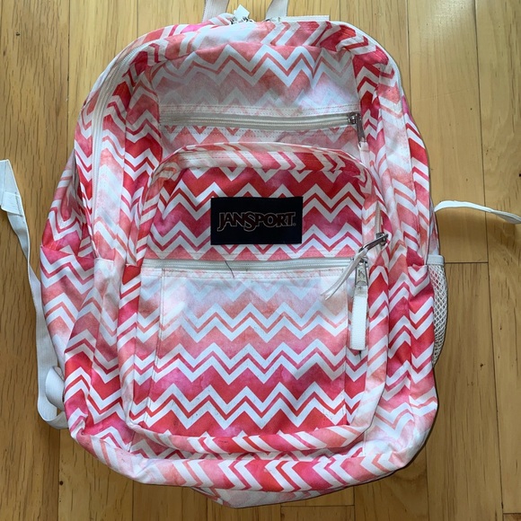 jansport backpack zig zag Big Student Jansport Zig Zag Print Backpack